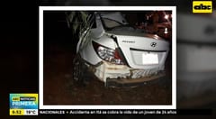 Joven fallece tras choque contra un árbol