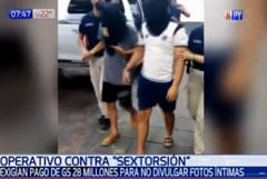 Imputan a jóvenes tras pedido de G. 28 millones para no publicar fotos íntimas