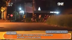 Policía interviene fiesta clandestina en Ñemby  