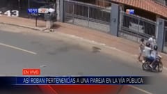 Cámaras captan actuar de motochorros en Capiatá