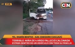 Niña de cuatro años muere calcinada
