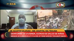 Chacarita: Víctimas de derrumbe permanecen en grave estado