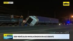 Múltiple choque sobre Ruta PY 02 deja tres heridos en Itauguá