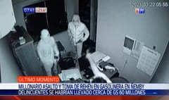 Delincuentes asaltan servicentro y se llevan millonaria suma