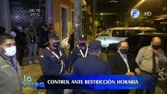 Agentes policiales y fiscales intervienen locales ante restricciones