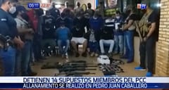 Capturan a líder e integrantes del PCC en Pedro Juan