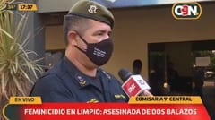 Confirman que mujer fallecida en Limpio recibió dos disparos