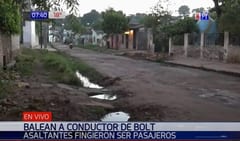Asaltantes balean a conductor de plataforma Bolt