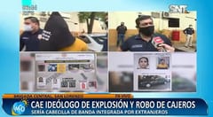 Detienen a sospechoso de ser el ideólogo de asalto a cajeros
