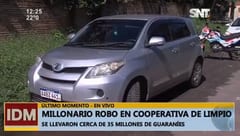 Delincuentes asaltan cooperativa y se llevan G. 35 millones