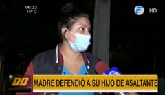 Madre defiende a su hijo de delincuente y resulta con heridas