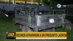 Frustran robo de electrodomésticos en motocarro