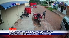 Asaltantes se llevan G. 18 millones en medio de tiroteo