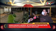 Conductor de Bolt repele a asaltantes con machete