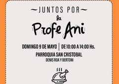 Invitan a comida solidaria a beneficio de paciente con cáncer