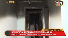 Incendio consume una habitación en seminario
