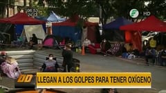 Familiares de pacientes llegan a los golpes por falta de oxígeno en Ingavi