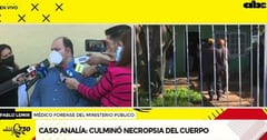 Forense confirma que Analía murió a causa de golpes