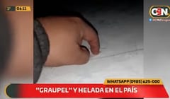 Cae “graupel” en el sur del país