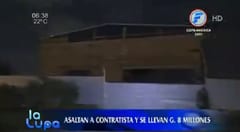 Se llevan G. 8 millones de contratista e incineran vehículo tras fuga