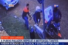 Comerciante reduce a “palazos” a sospechosos tras asalto