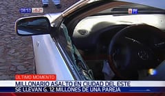 Pareja de cambistas es víctima de millonario asalto