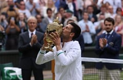 Djokovic es campeón en Wimbledon e iguala a Federer y Nadal
