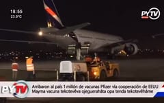 Paraguay recibe lote de 1.000.000 de vacunas donadas