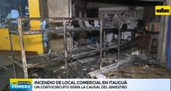 Local de venta de celulares es consumido por las llamas