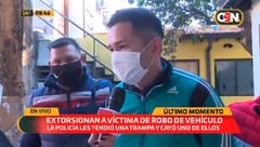 Un detenido tras robo de vehículo y denucia de extorsión
