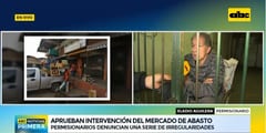 Permisionario desalojado se encadena y aprueban intervención del Abasto