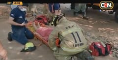 Rescatan a mujer que cayó a pozo ciego en Fernando