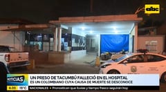 Colombiano recluso de Tacumbú muere en Hospital de Barrio Obrero