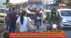 Controlan frecuencia de buses ante denuncias de regulada