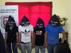 Policía detiene a cuatro hombres con armas y droga en Limpio