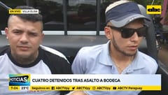 Cuatro detenidos por asalto a una bodega en Lambaré