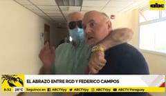 González Daher y “detractor”, entre bromas y abrazos