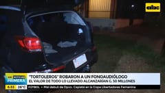 Fonoaudiólogo sufre robo de aparatos por valor de G. 50 millones