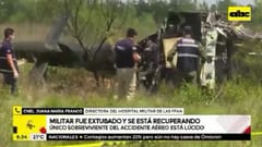 Único sobreviviente de accidente aéreo se recupera satisfactoriamente