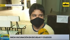 Arranca vacunación en aulas y se espera llegar 200.000 estudiantes