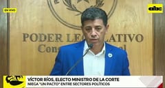 Ríos habla de la campaña cartista en su contra y sobre inamovilidad