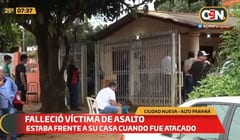 Hombre muere baleado tras asalto en CDE