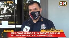Suboficial denuncia robo de G. 20 millones
