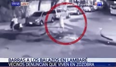 Vecinos de Lambaré denuncian ataque a balazos de barras bravas
