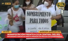 Funcionarios de IPS se manifiestan y denuncian irregularidades