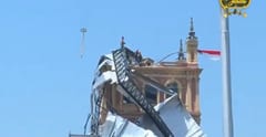Obreros intensifican trabajos en el Palacio de López tras tormenta