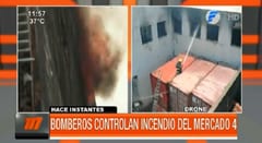 Bomberos controlan incendio en depósito de L’uomo