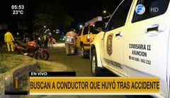 Conductor ocasiona accidente y es buscado por la policía