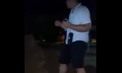 Escultor divulga video de jóvenes destruyendo su obra de arena