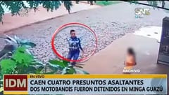 Detienen a cuatro “motoasaltantes” en Alto Paraná